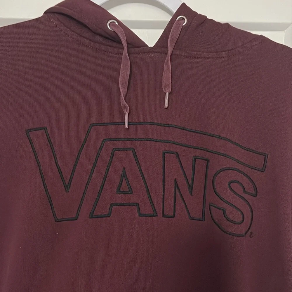 VANS men’s maroon hoodies size: small - Picture 2 of 6